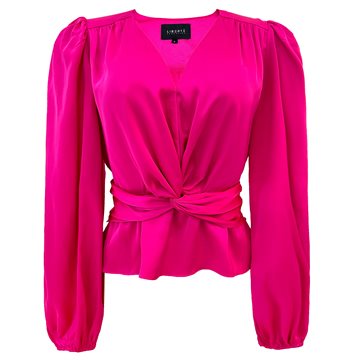 Liberté - Tiki Ls Twist Blouse - Pink
